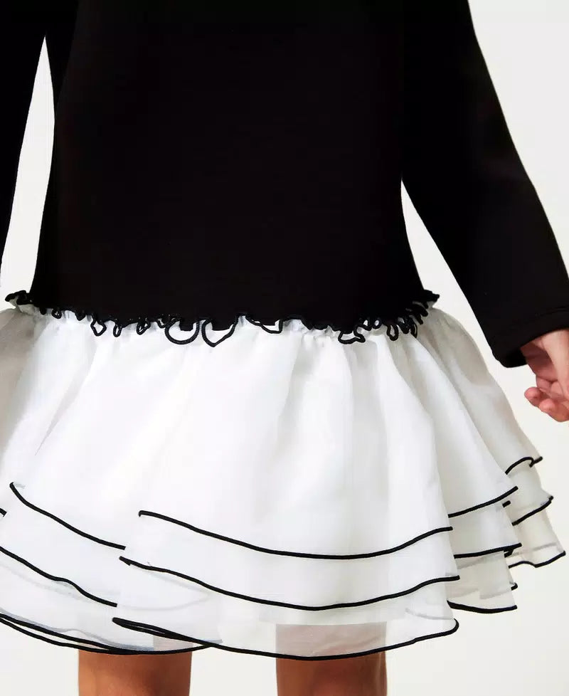 TWINSET KIDS GJ2021NERO-BIANCO