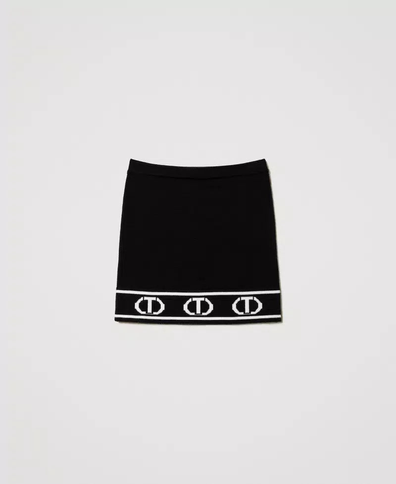 TWINSET KIDS GJ3164NERO-BIANCO