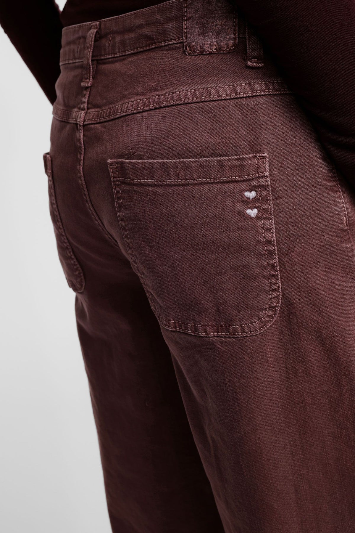 pantalone DONNA GAMBA LARGA VITA ALTA PURPLE PLEASE P3LAH02CCM PURPLE PLEASE