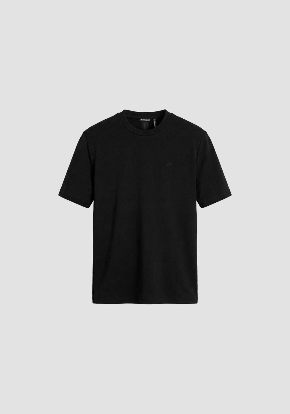 t-shirt uomo mezza manica relaxed fit in scuba nero antony morato MMKA02706 NERO ANTONY MORATO