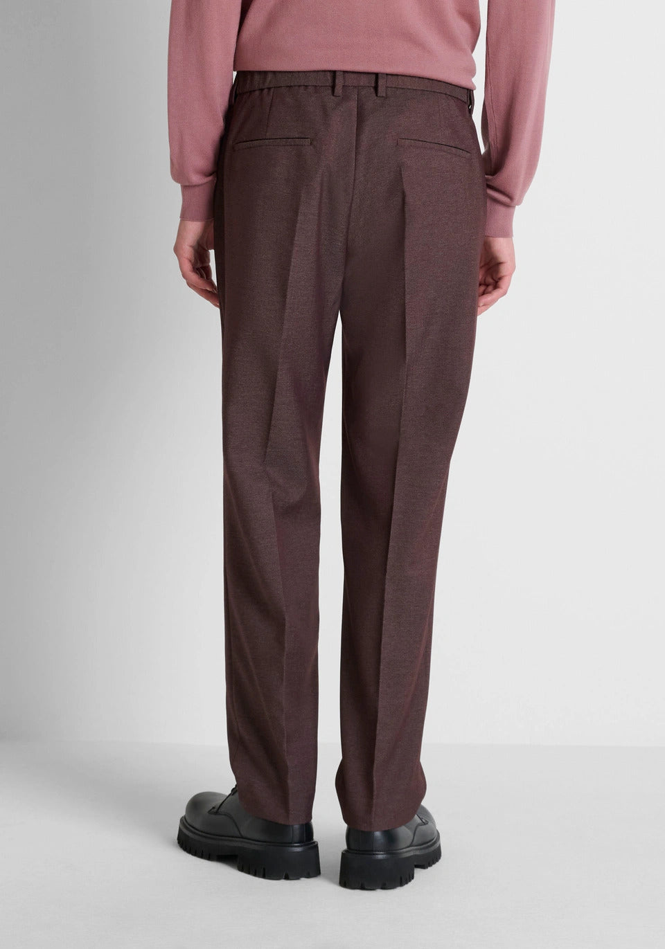pantalone uomo modello evan relaxed fit in viscosa stretch caffè antony morato MMTS00074 CAFFÈ ANTONY MORATO