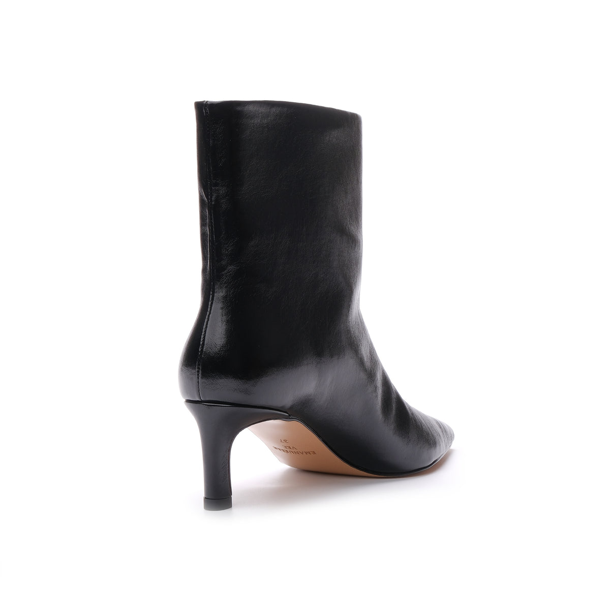 TRONCHETTO DONNA SISSI NAPPA LUCIDA T50 BLACK EMANUELLE VEE 462-M-407-21-S090 BLACK EMANUELLE VEE