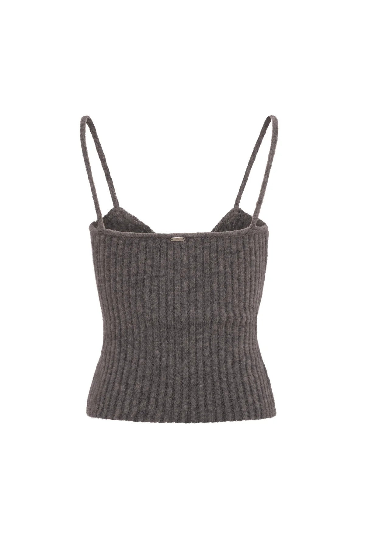 top donna in maglia con applicazioni grigio fracomina FR26WJ5003K46R9 GRIGIO FRACOMINA