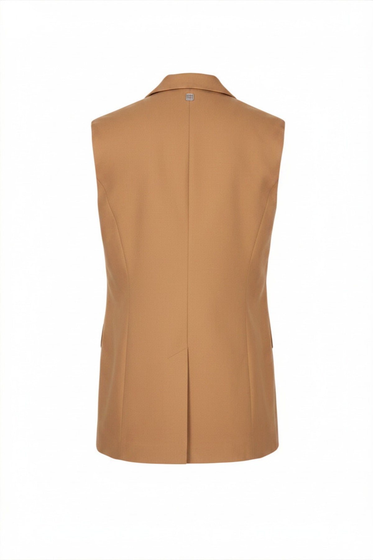 GILET donna regilar lungo monopetto cammello fracomina FR26WJ5006W81301 CAMMELLO FRACOMINA