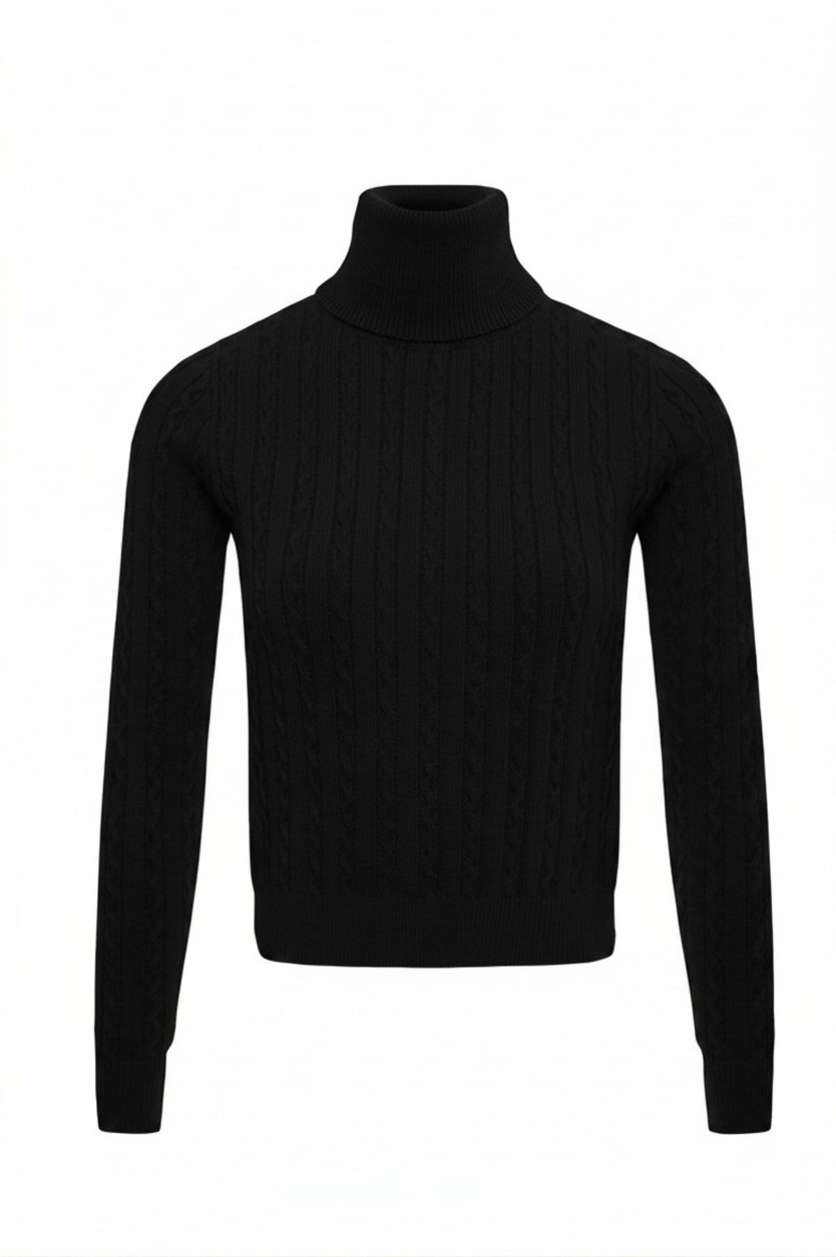 dolcevita DONNA lavorato A trecce collo alto nero fracomina FY26WT7062K45801 NERO FRACOMINA
