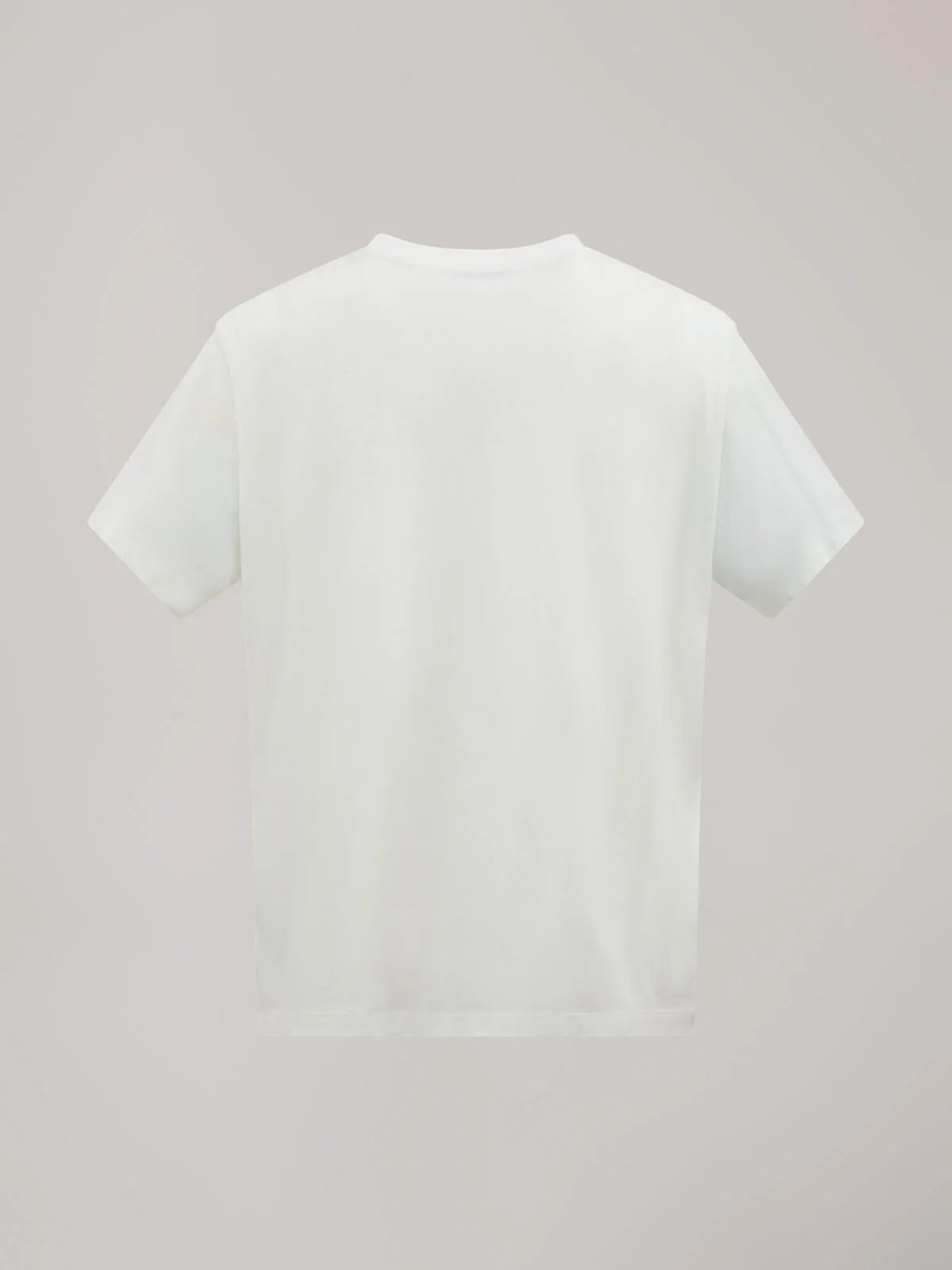 T-SHIRT UOMO GIROCOLLO IN JERSEY CON LOGO BIANCO HINNOMINATE HMABM01635 OFF WHITE HINNOMINATE