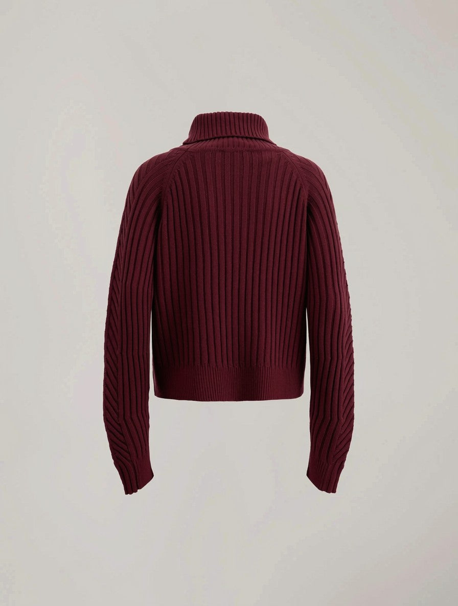MAGLIA DONNA A COSTE DOLCEVITA BORDEAUX HINNOMINATE HMABW03187 BORDEAUX HINNOMINATE