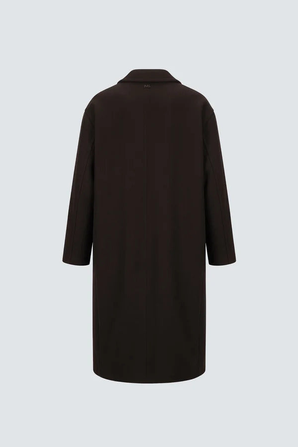 CAPPOTTO UOMO DOPPIOPETTO OVERSIZE IN MISTO LANA MORO I'M BRIAN CP3866 MORO I'M BRIAN