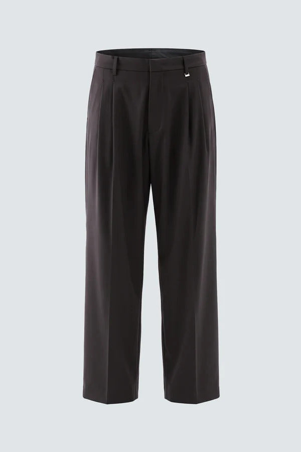 PANTALONE uomo FONDO AMPIO DOPPIA PENCE MORO I'M BRIAN PA3887 MORO I'M BRIAN