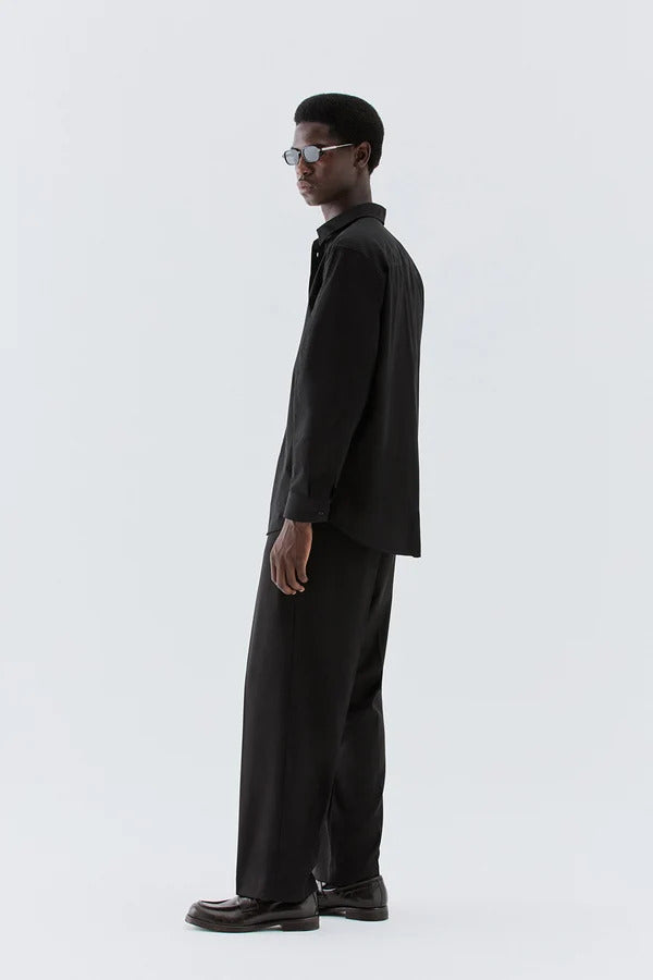 PANTALONE UOMO GAMBA DRITTA CROPPED NERO I'M BRIAN PA3890 NERO I'M BRIAN