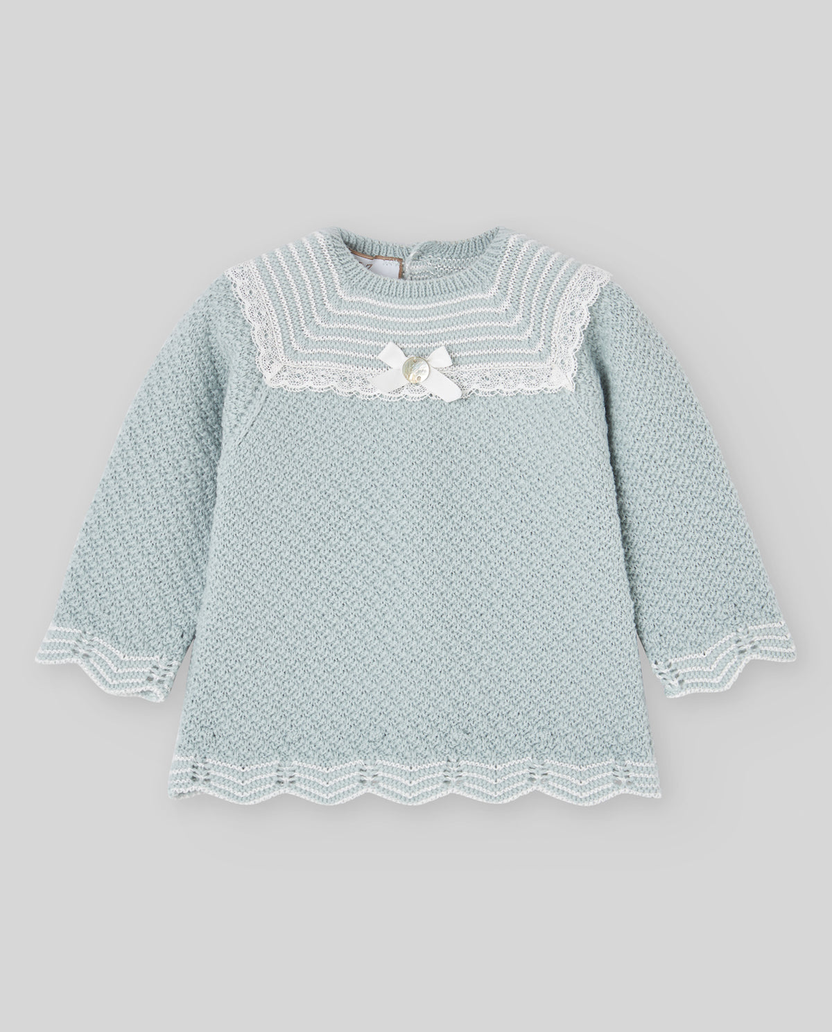 set neonata maglia e ghettina "leira" chalk green paz rodriguez 103-114129 CHALK GREEN/CREAM PAZ RODRIGUEZ