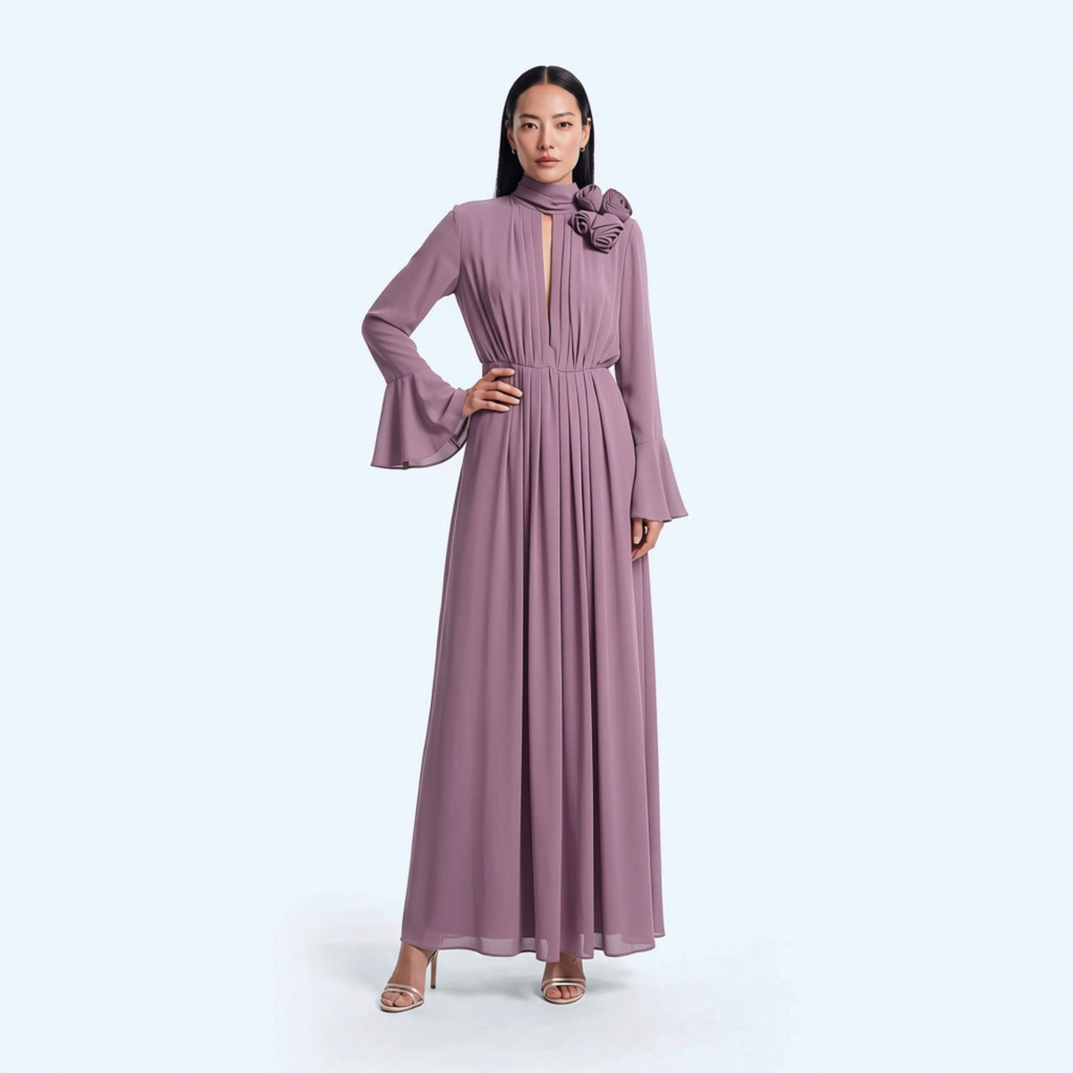 ABITO DONNA GALA SOCHIC MAUVE SILENCE AB4179GL MAUVE SILENCE