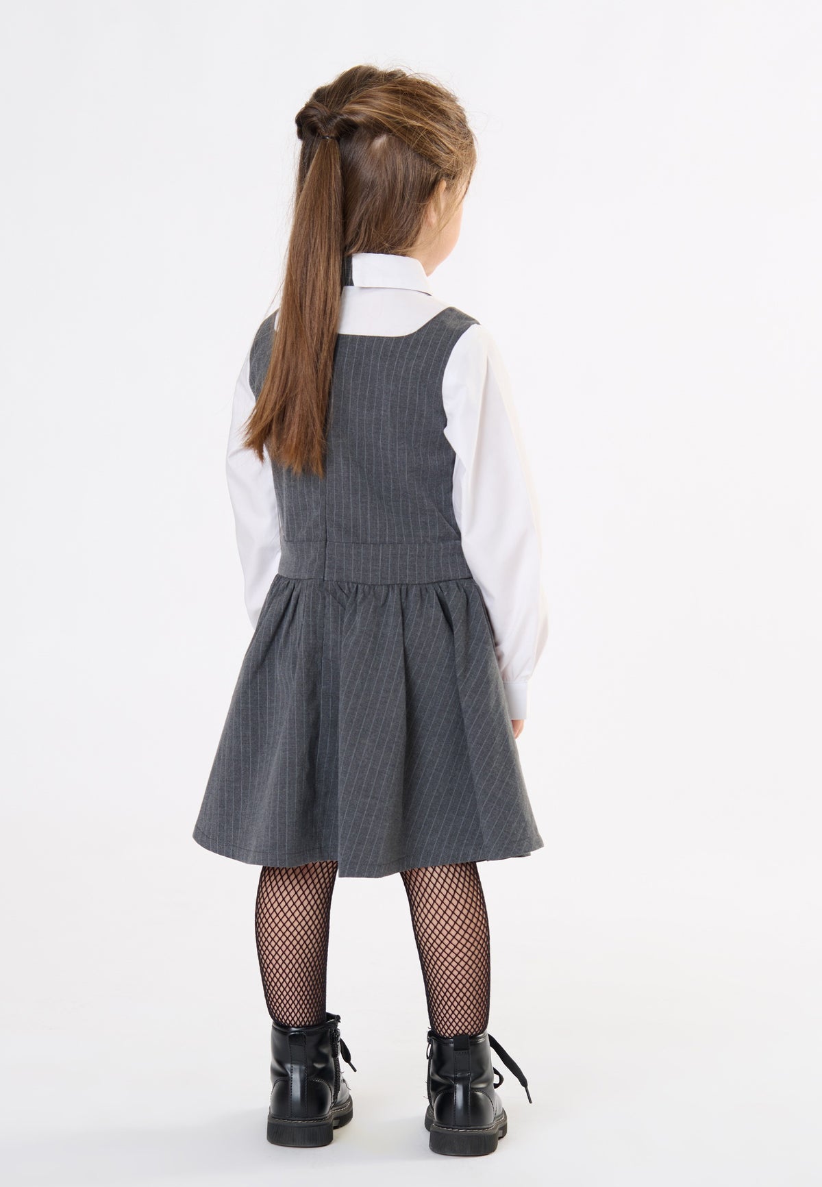 ABITO bambina GESSATO GRIGIO NERO TO BE TOO TB2158A GRIGIO-BIANCO TO BE TOO