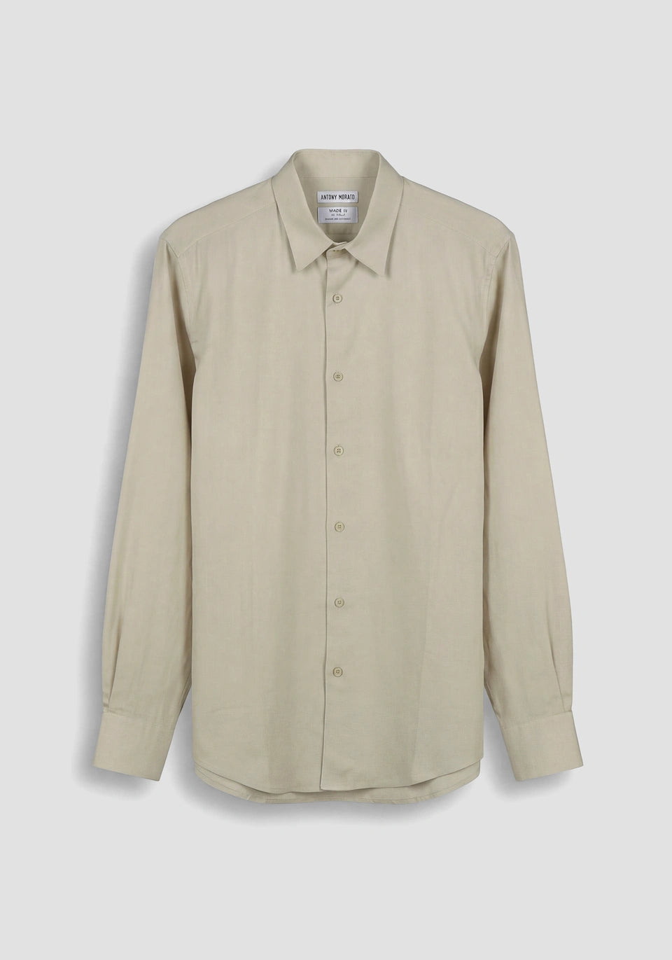 CAMICIA UOMO IN LINO REGULAR FIT SABBIA ANTONY MORATO MMSL00691 FA400094 SABBIA ANTONY MORATO