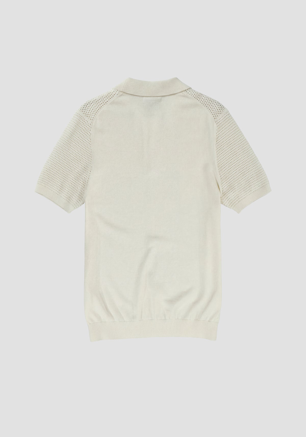 POLO UOMO IN MAGLIA TRAFORATA CON ZIP AVORIO ANTONY MORATO MMSW01590 YA200082 AVORIO ANTONY MORATO