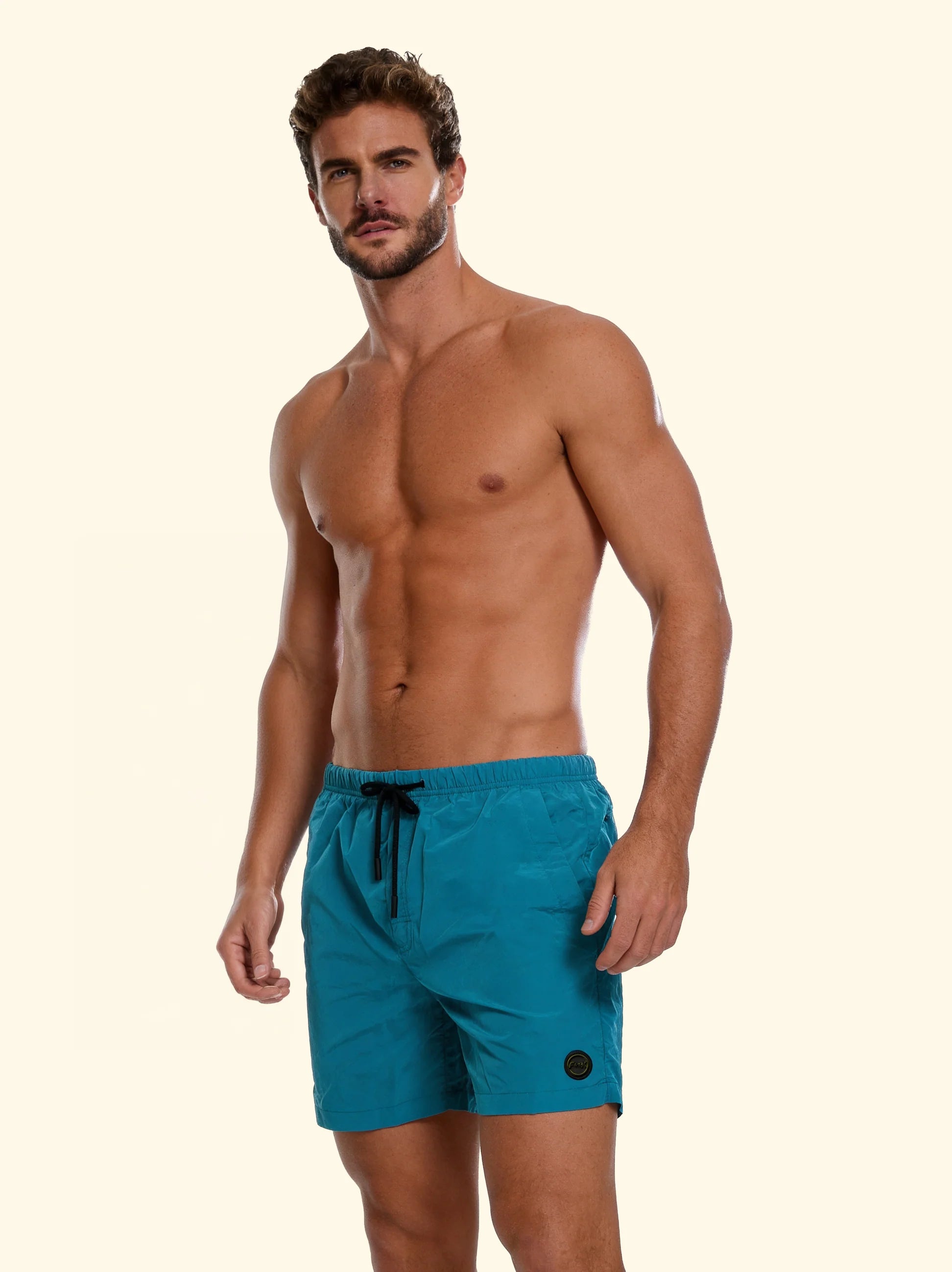 SHORTS UOMO PETROLIO F**K FK26-SM5007PT PETROLIO F**K