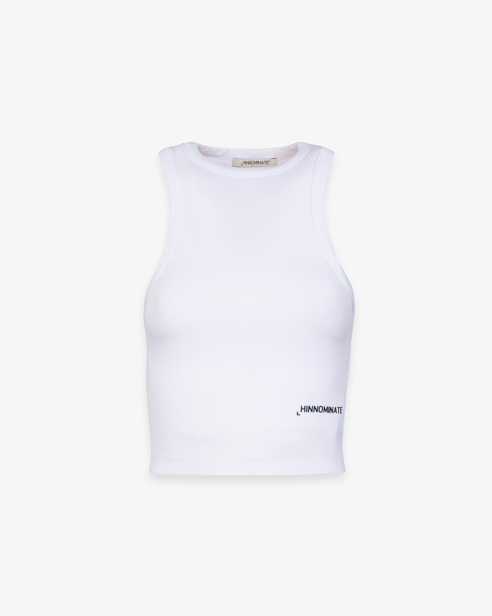 TOP DONNA CROP IN COSTINA CON SCOLLO ALL'AMERICANA BIANCO HINNOMINATE HMABW02510 BIANCO HINNOMINATE
