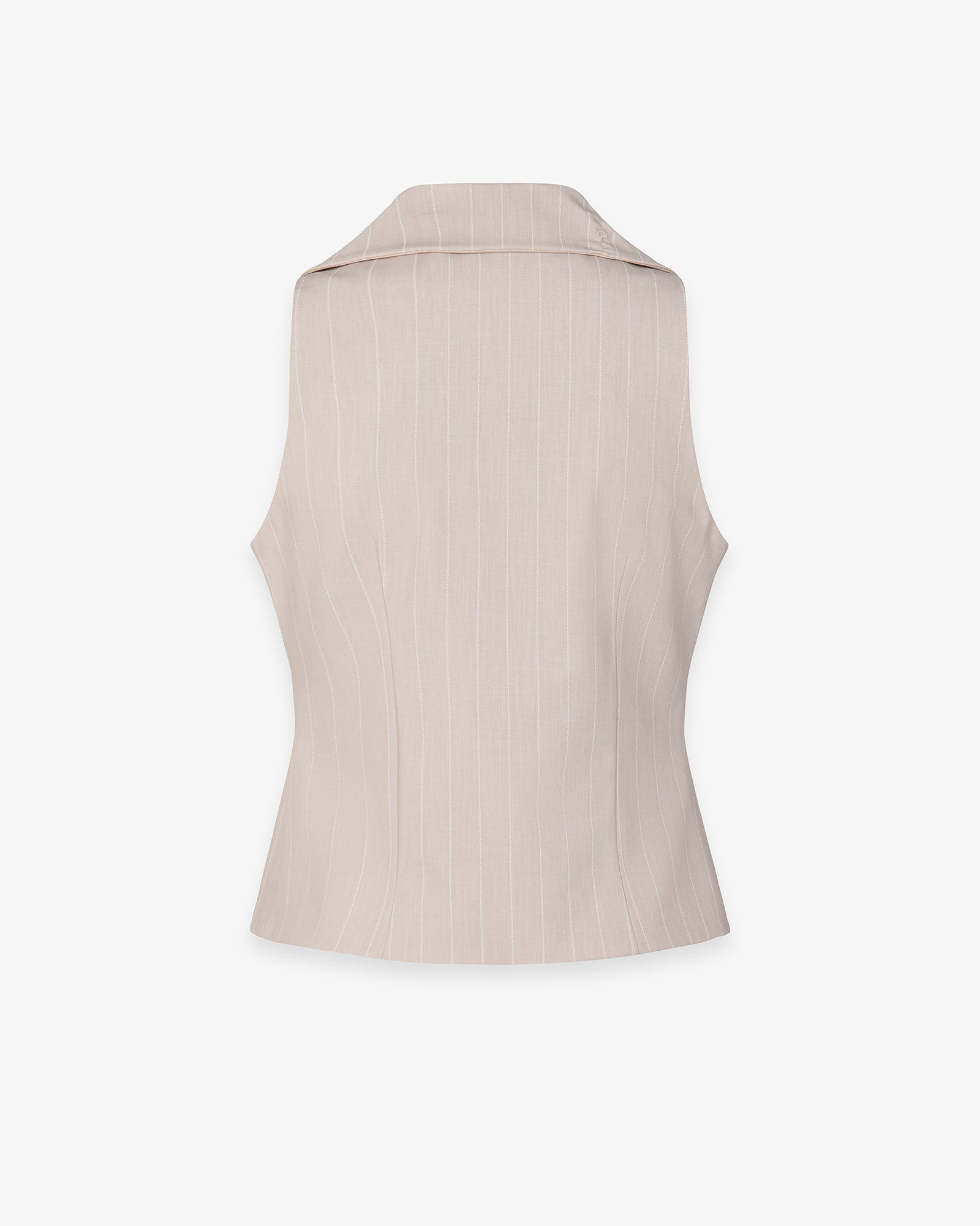 gilet DONNA gessato con reverse BEIGE HINNOMINATE HMABW02562 BEIGE HINNOMINATE
