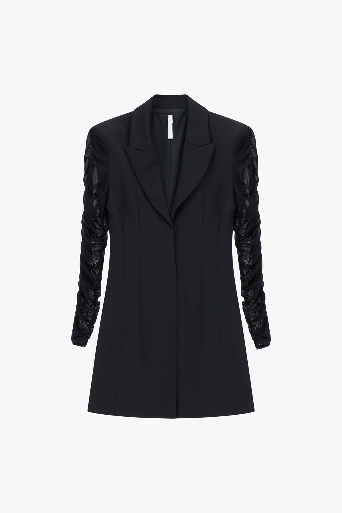 ABITO GIACCA DONNA MANICA LUNGA TRASPARENTE NERO IMPERIAL AGBALJT NERO IMPERIAL