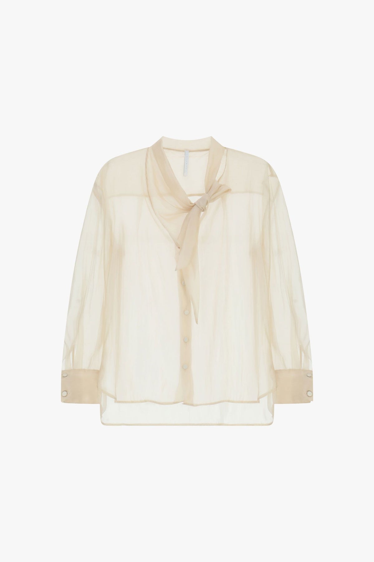 CAMICIA DONNA MANICA LUNGA COLLO CON NODO BURRO IMPERIAL CNO1LHV BURRO IMPERIAL