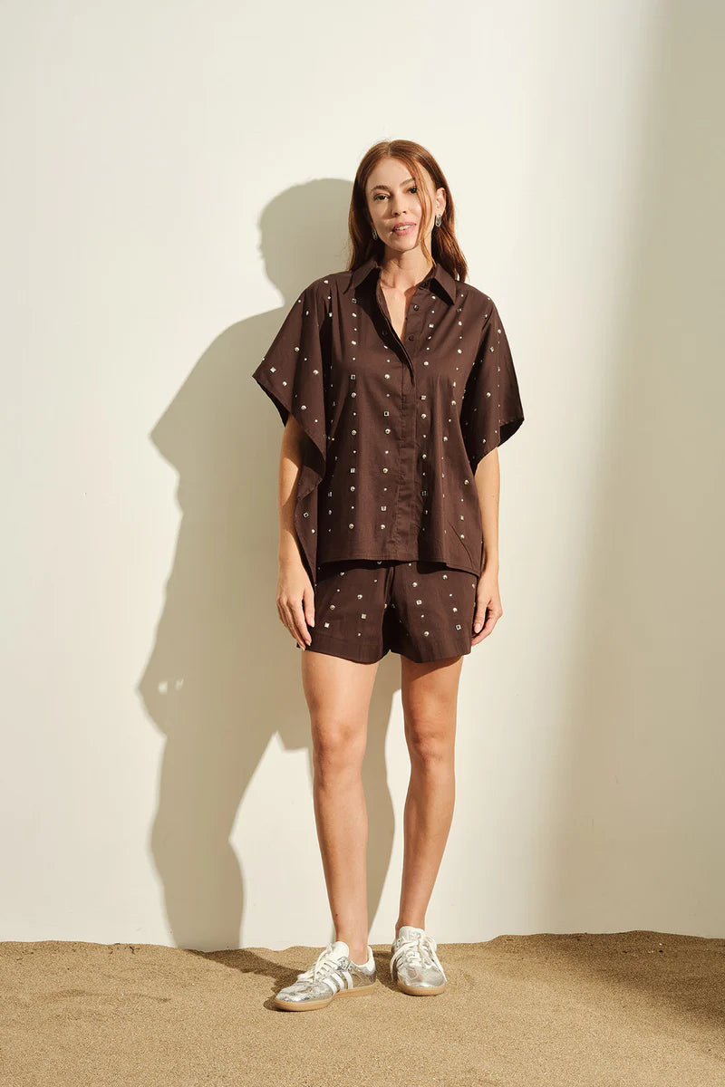 SHORTS DONNA IN CONTONE CON ELASTINCO MORO JIJIL SH072 MORO JIJIL