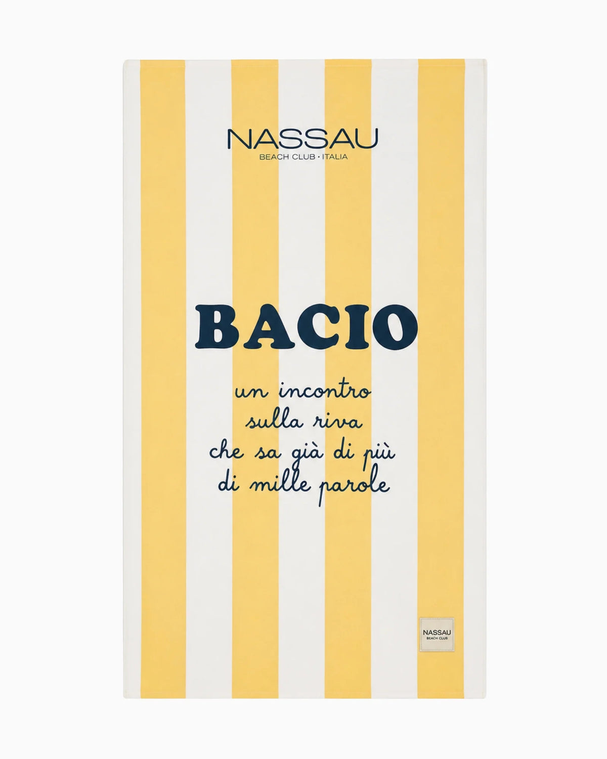 TELO MARE UNISEX BACIO NASSAU BACIO GIALLO NASSAU