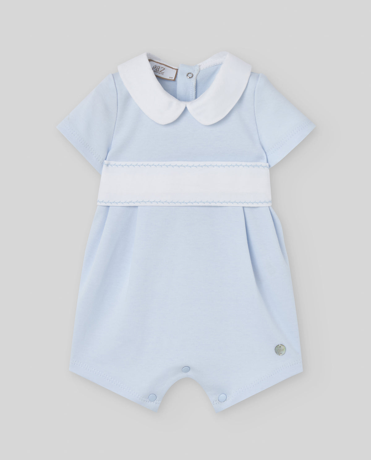 TUTINA CORTA NEONATO AZZURRO PAZ RODRIGUEZ 005-193399 AZZURRO PAZ RODRIGUEZ