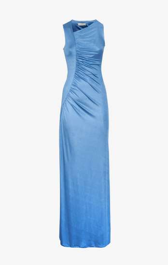 ABTO DONNA LUNGO CON AGGRAPPO AZZURRO SHIKI SK26014 AZZURRO SHIKI