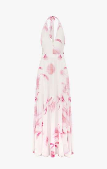 ABTO DONNA LUNGO CON FASCIA IN VITA A FANTASIA ROSA SHIKI SK26119 UNICO SHIKI