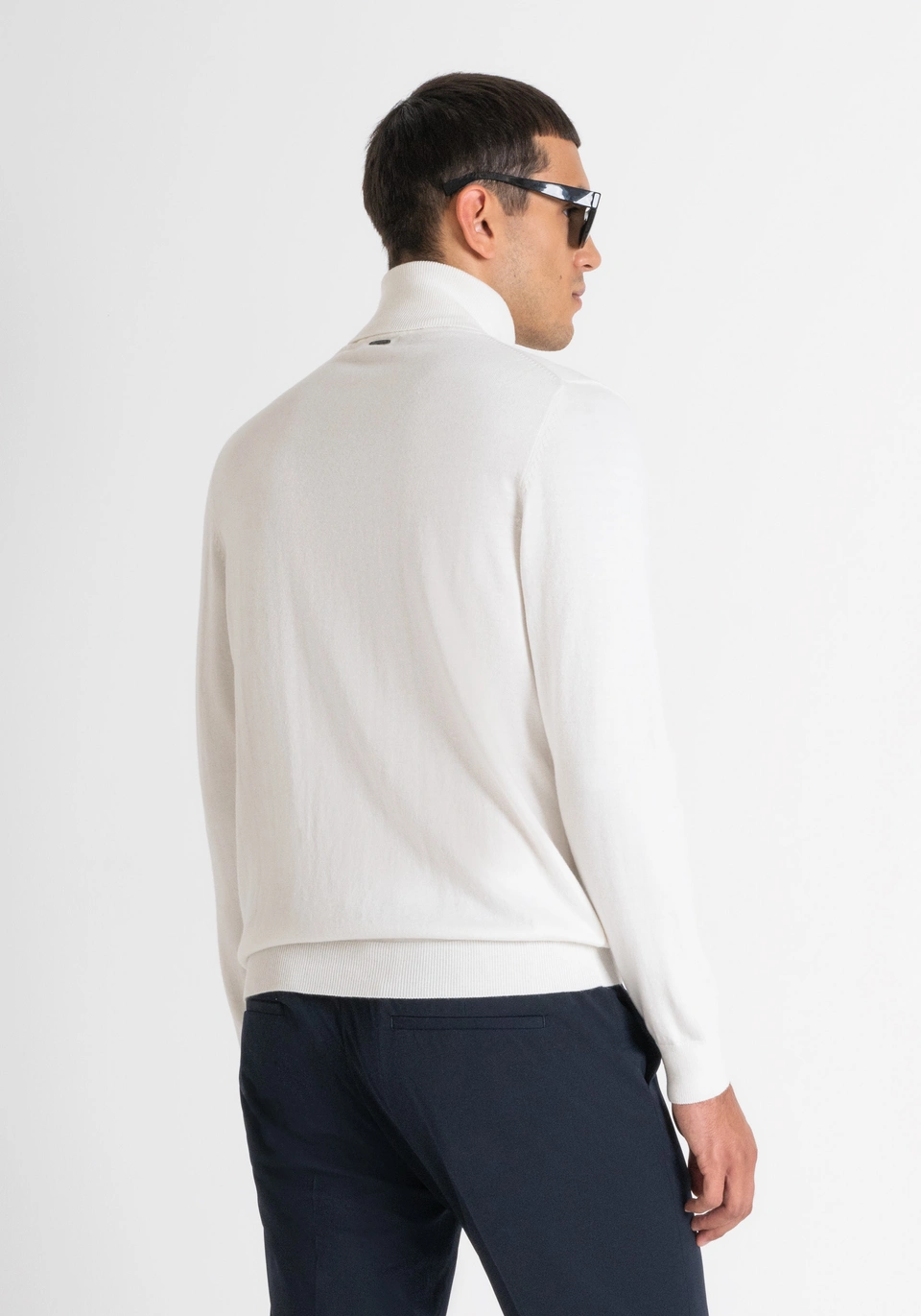 MAGLIONE REGULAR FIT IN MISTO CASHEMERE
