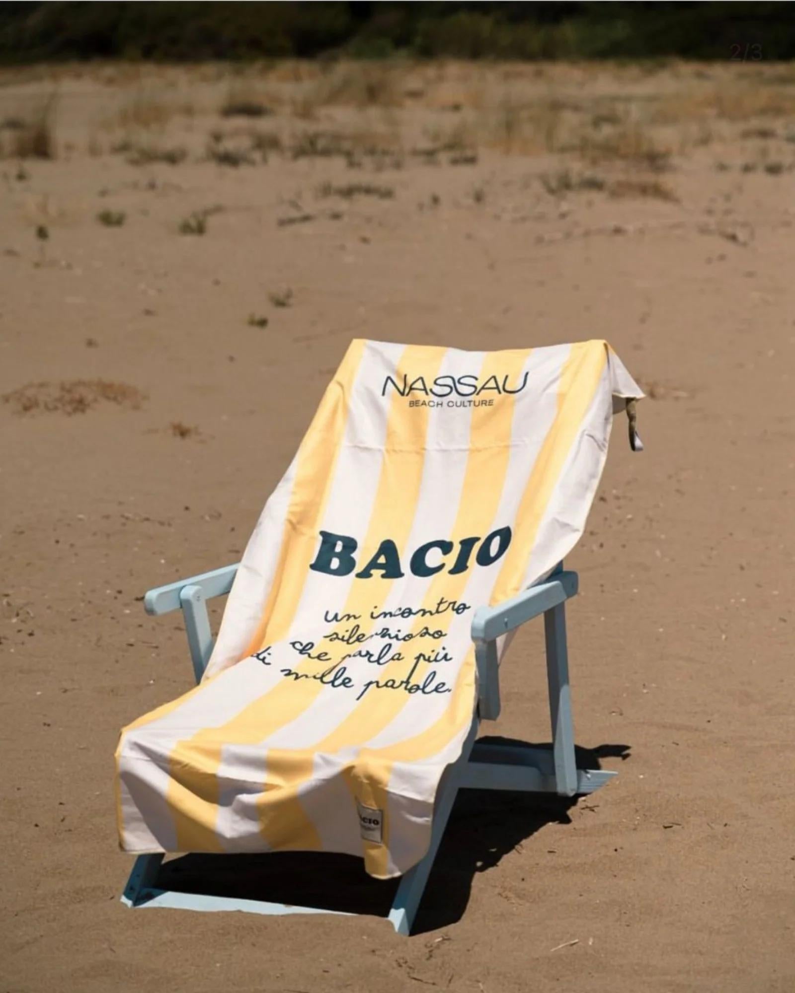 TELO MARE UNISEX BACIO NASSAU BACIO GIALLO NASSAU