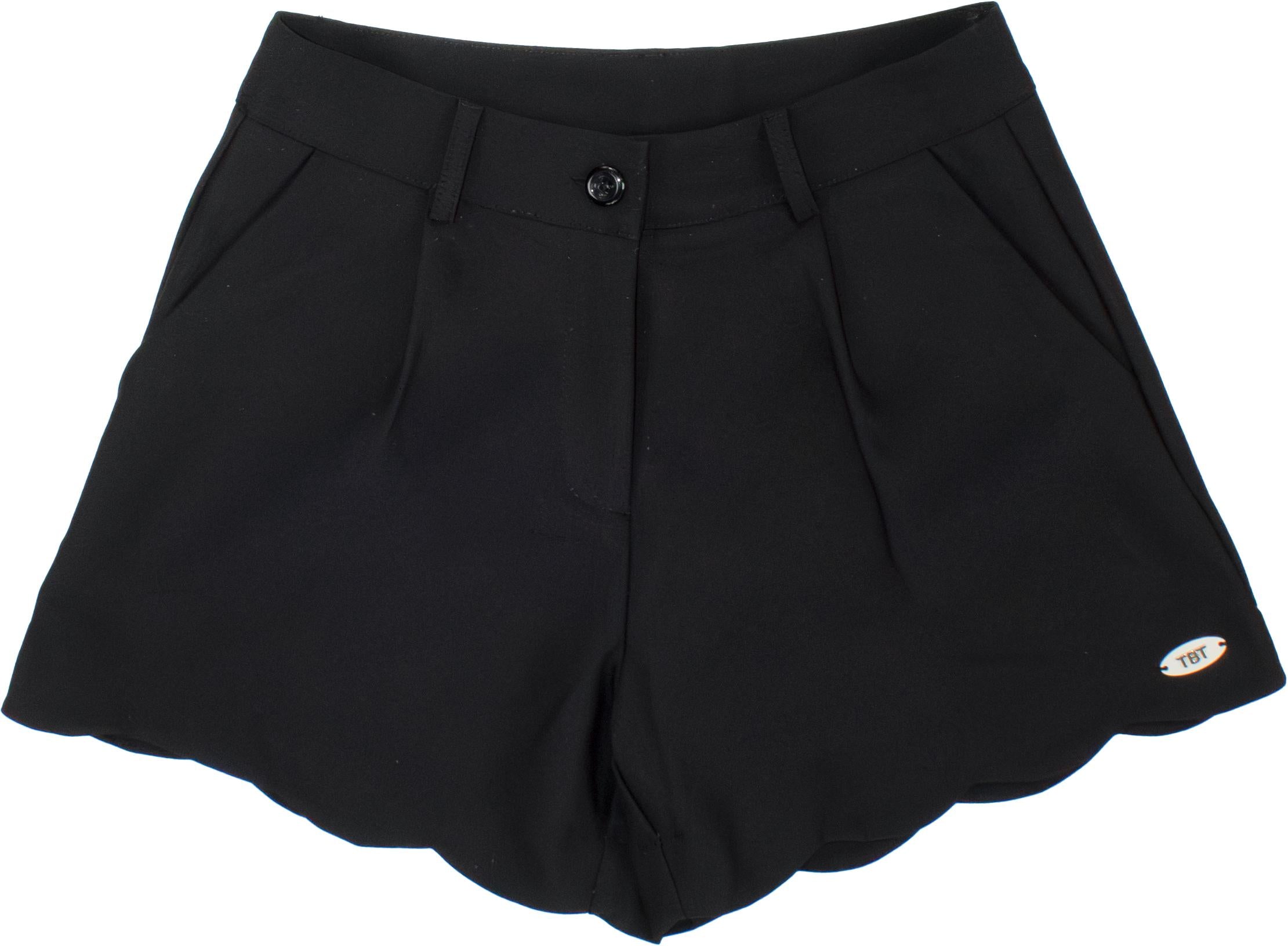 shortS BAMBINA ELEGANTI CON SMERLO NERO TO BE TO T1302 NERO TO BE TOO