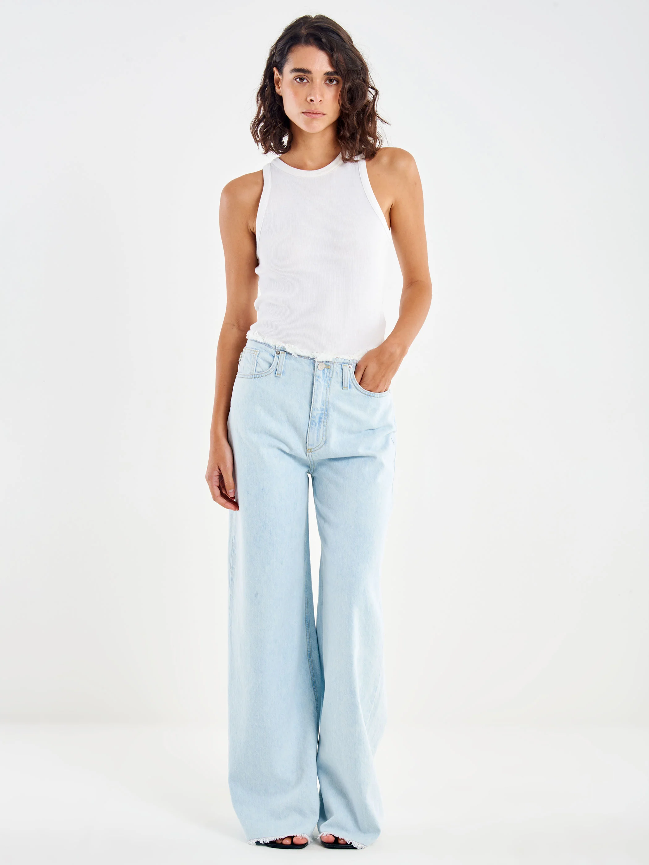 Jeans DONNA Icon Lexie Chiaro DENIM VICOLO DAB5031 DENIM CHIARO VICOLO