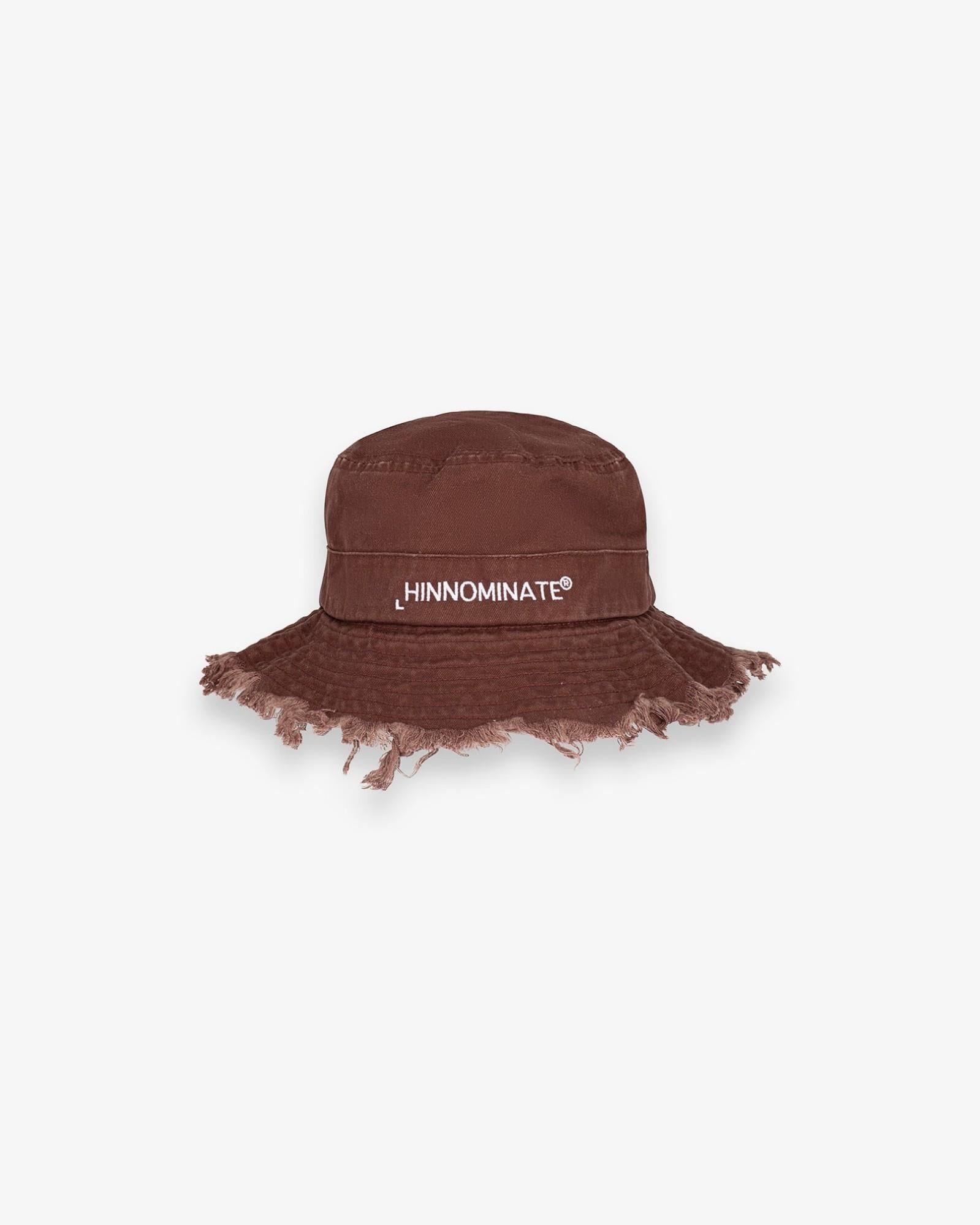 cappello donna a falda in cotone con culisse moka hinnominate HMACW00214 MOKA HINNOMINATE