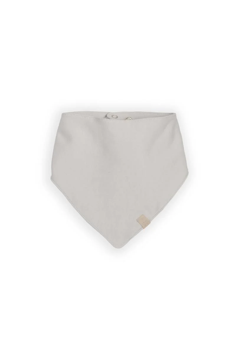 BAVAGLINO NEONATO TRIANGOLO CON LATO IN SPUGNA grey bamboom<BR/> 1078 SKY GREY BAMBOOM