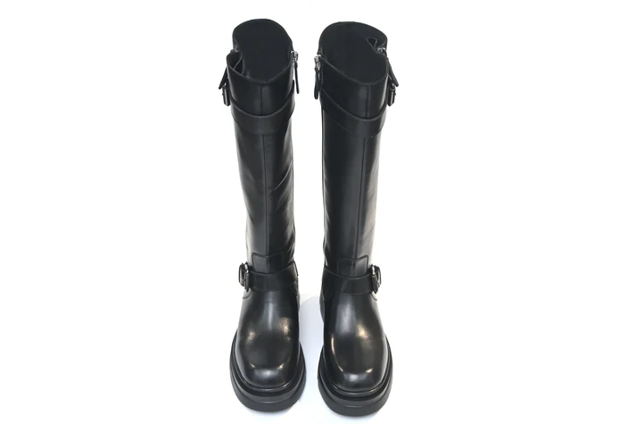 STIVALE DONNA ALTO HERO 809-13 BLACK EMANUELLE VEE 452M-809-13-CRW NERO EMANUELLE VEE