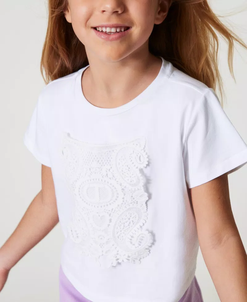 TWINSET KIDS 251GJ2480BIANCO