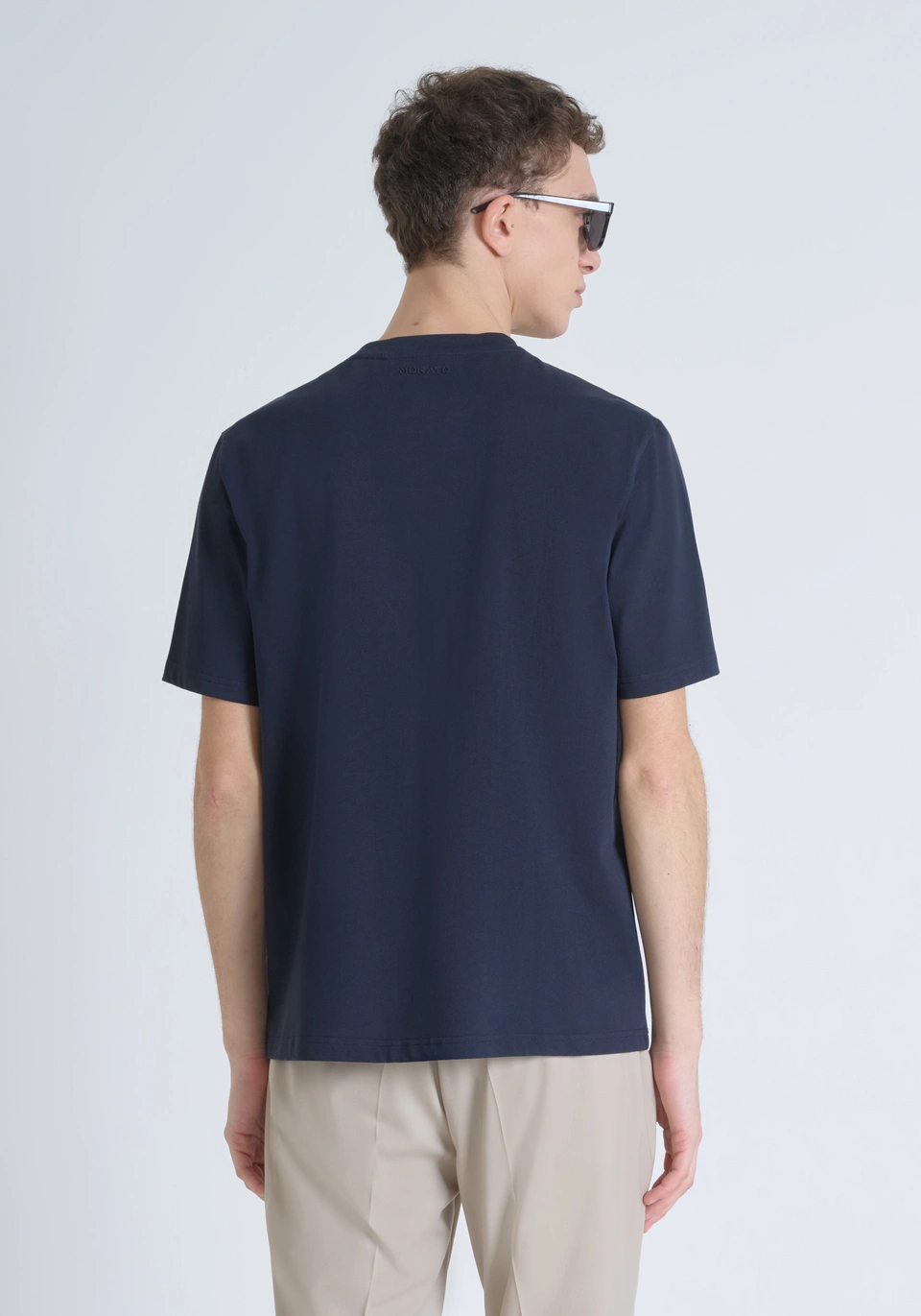 t-shirt relaxed fit MMKS02487 BLU NAVY ANTONY MORATO
