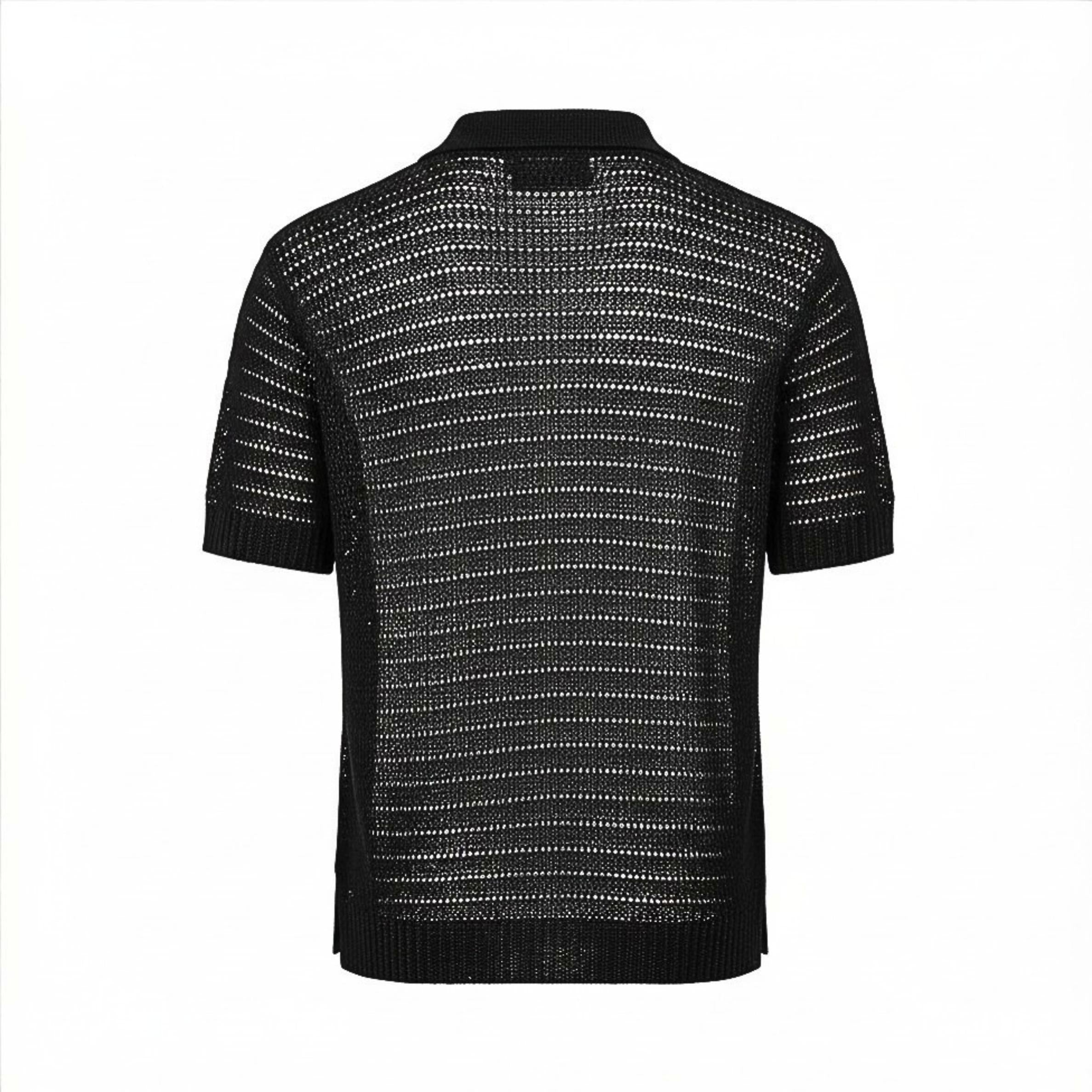 POLO UOMO REGULAR FIT MEZZA MANICA NERO MARSEM MRSM215 NERO MARSEM