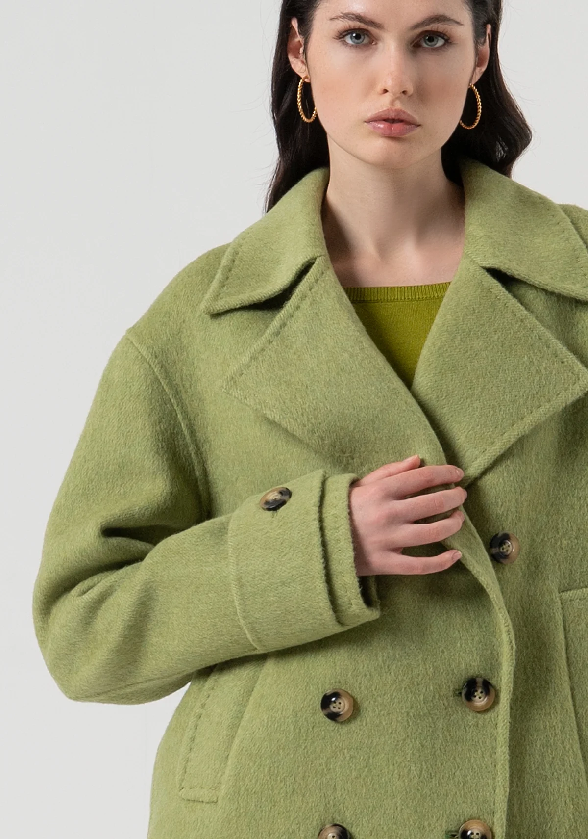 FR25WC1003W80201 OLIVE MELANGE FRACOMINA