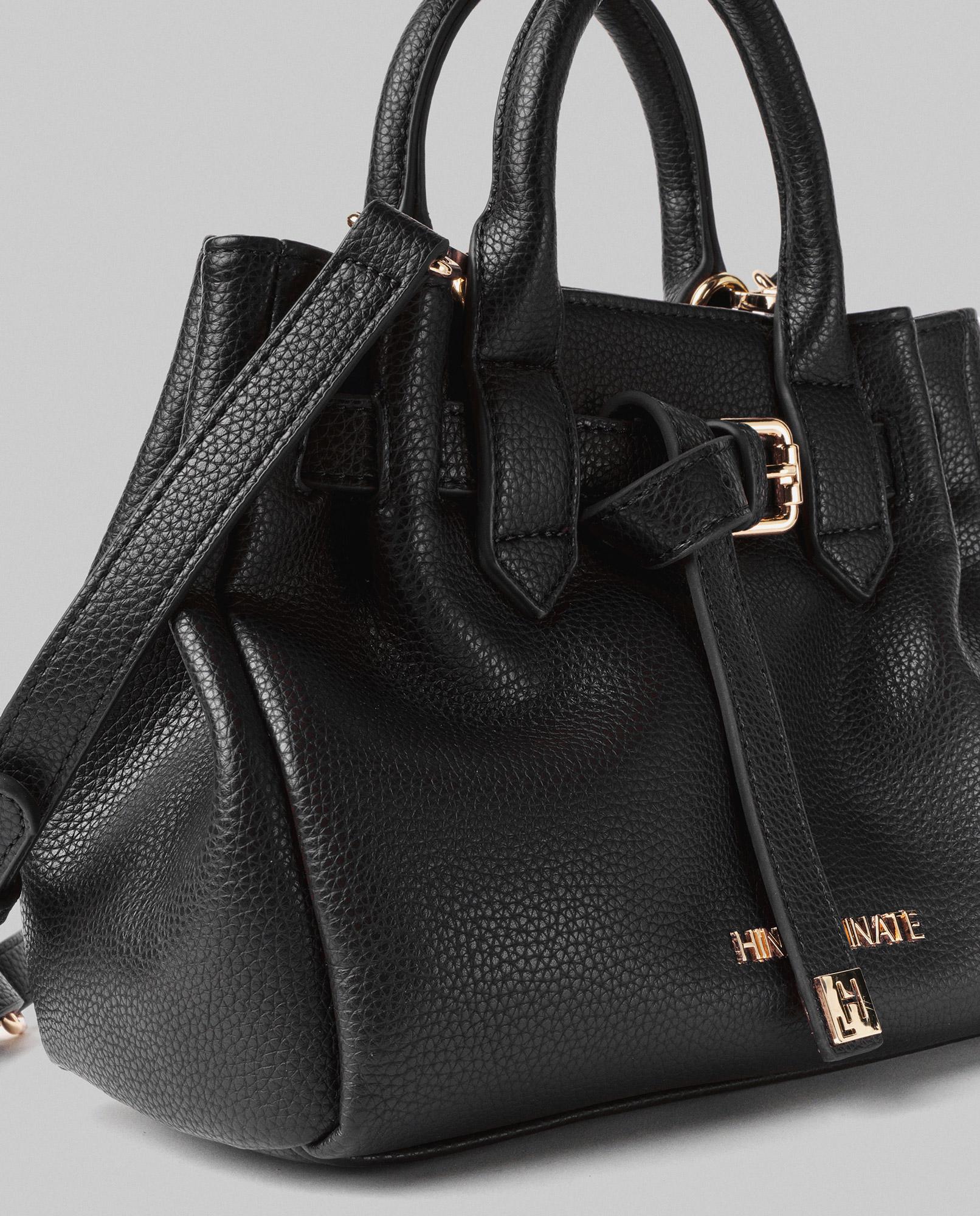 Borsa DONNA Piccola In Ecopelle Con Placchetta In Metallo HINNOMINATE HMACW00125 NERO HINNOMINATE