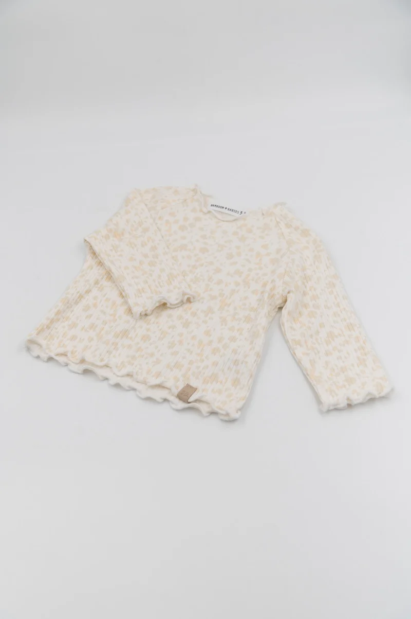 T-SHIRT MANICA LUNGA COSTINA 887 PRINT PETALS BAMBOOM