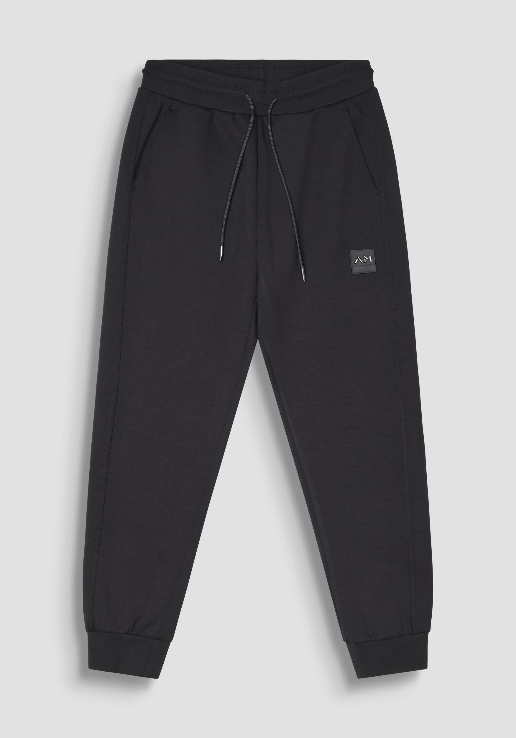JOGGER UOMO REGULAR FIT IN STRETCH VISCOSE BLU ANTONY MORATO MMFP00416-FA150215 BLU ANTONY MORATO