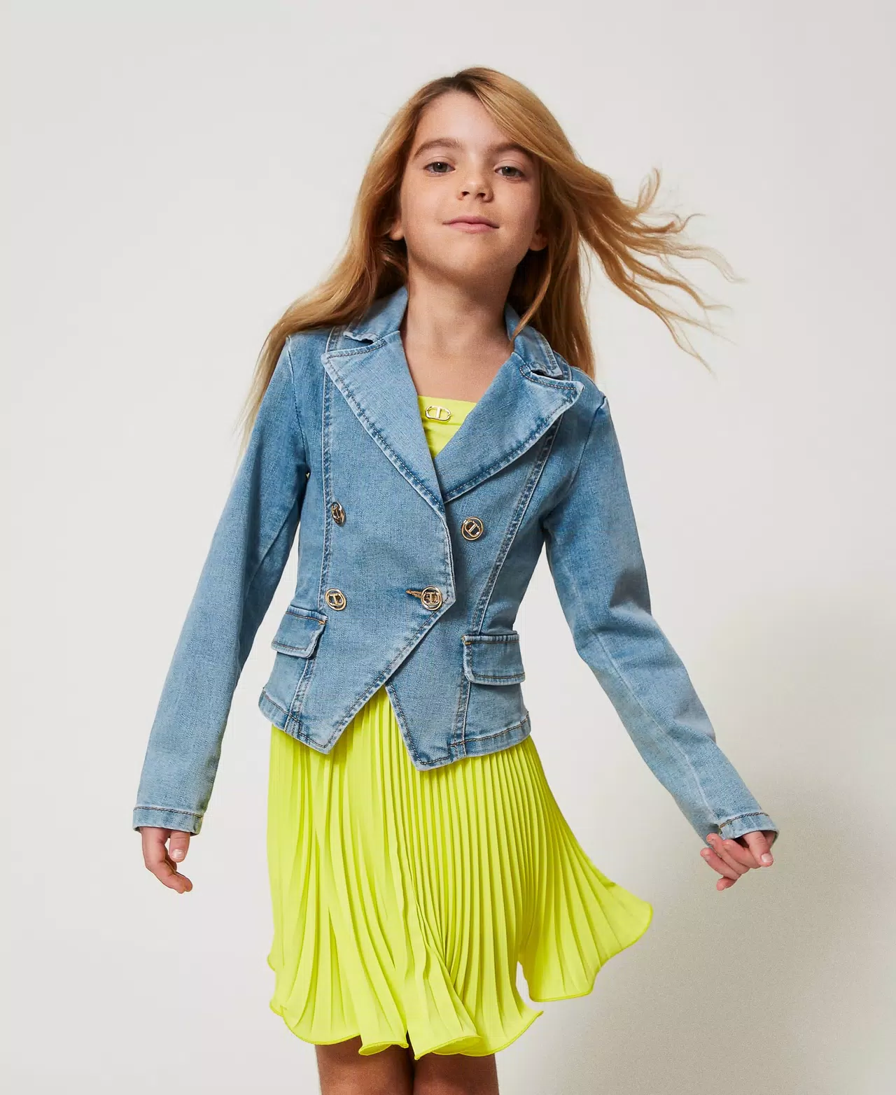 TWINSET KIDS 251GJ2540DENIM CHIARO