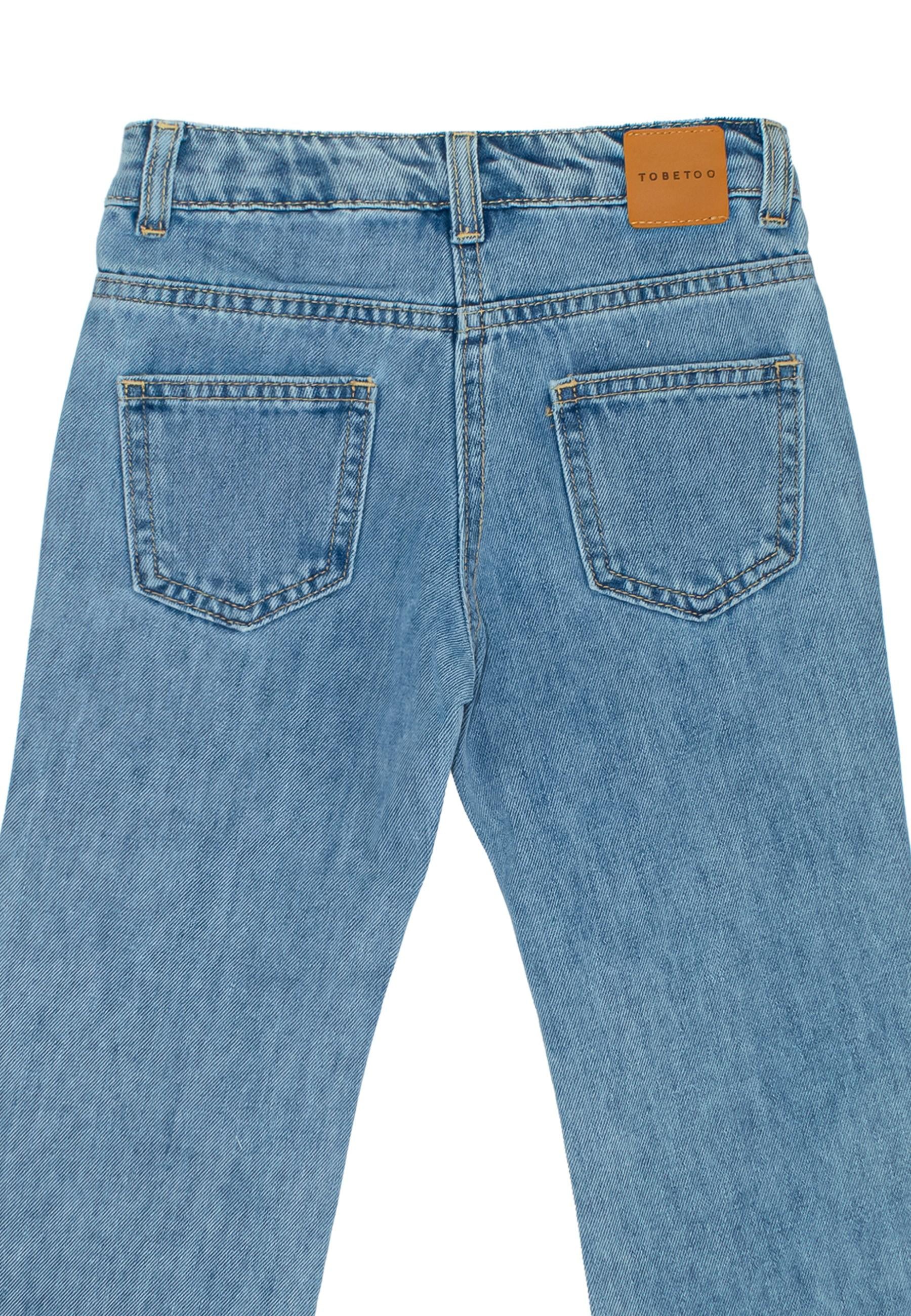 JEANS BAMBINA CON APPLICAZIONI TO BE TOO TB1596P JEANS TO BE TOO