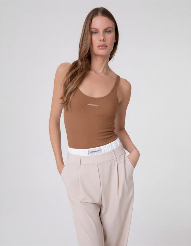 BODY DONNA A CANOTTA IN COSTINA MOKA HINNOMINATE HMABW02514 MOKA HINNOMINATE