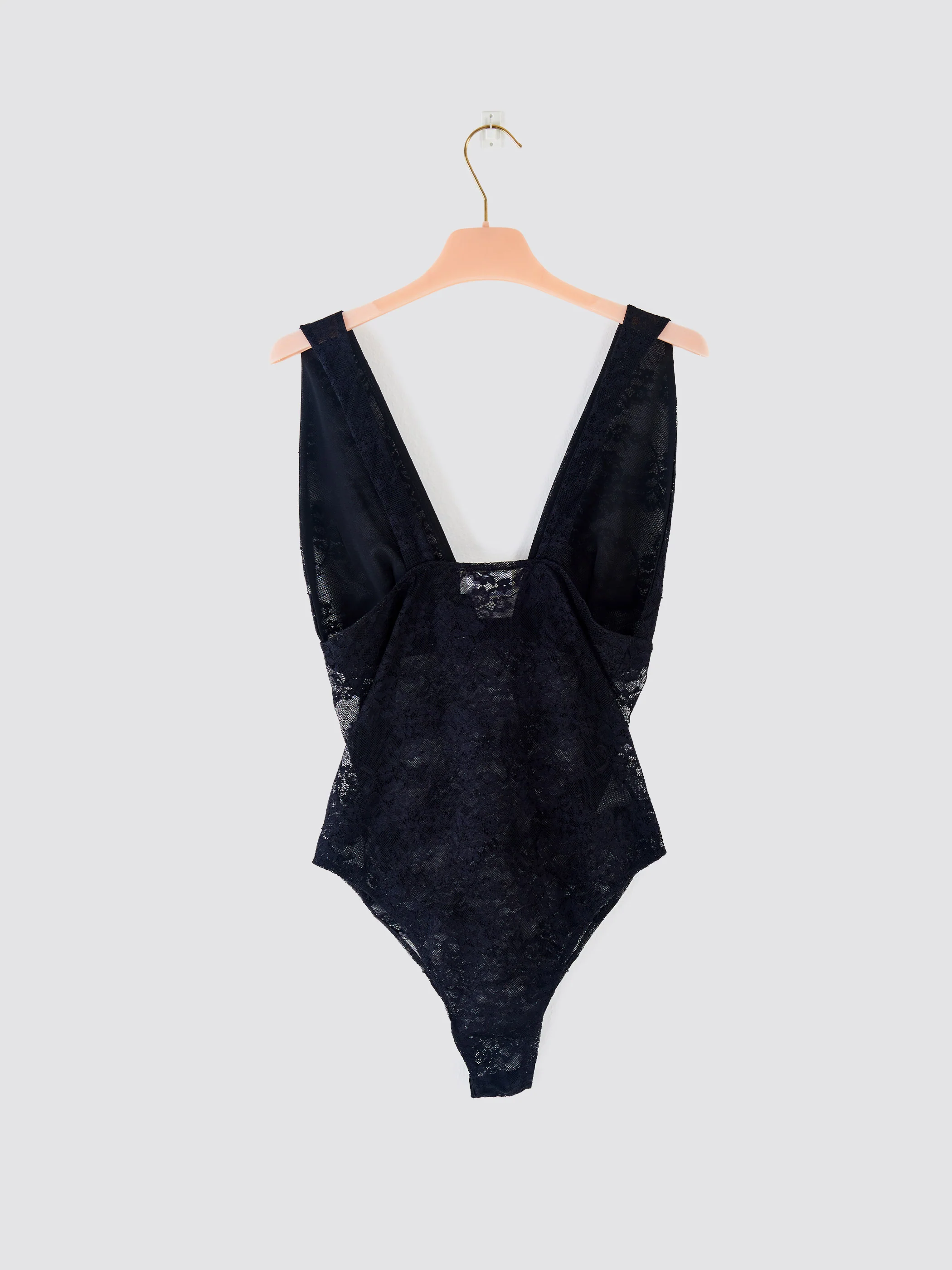 body donna in pizzo scollo a v nero vicolo TF1761 NERO VICOLO