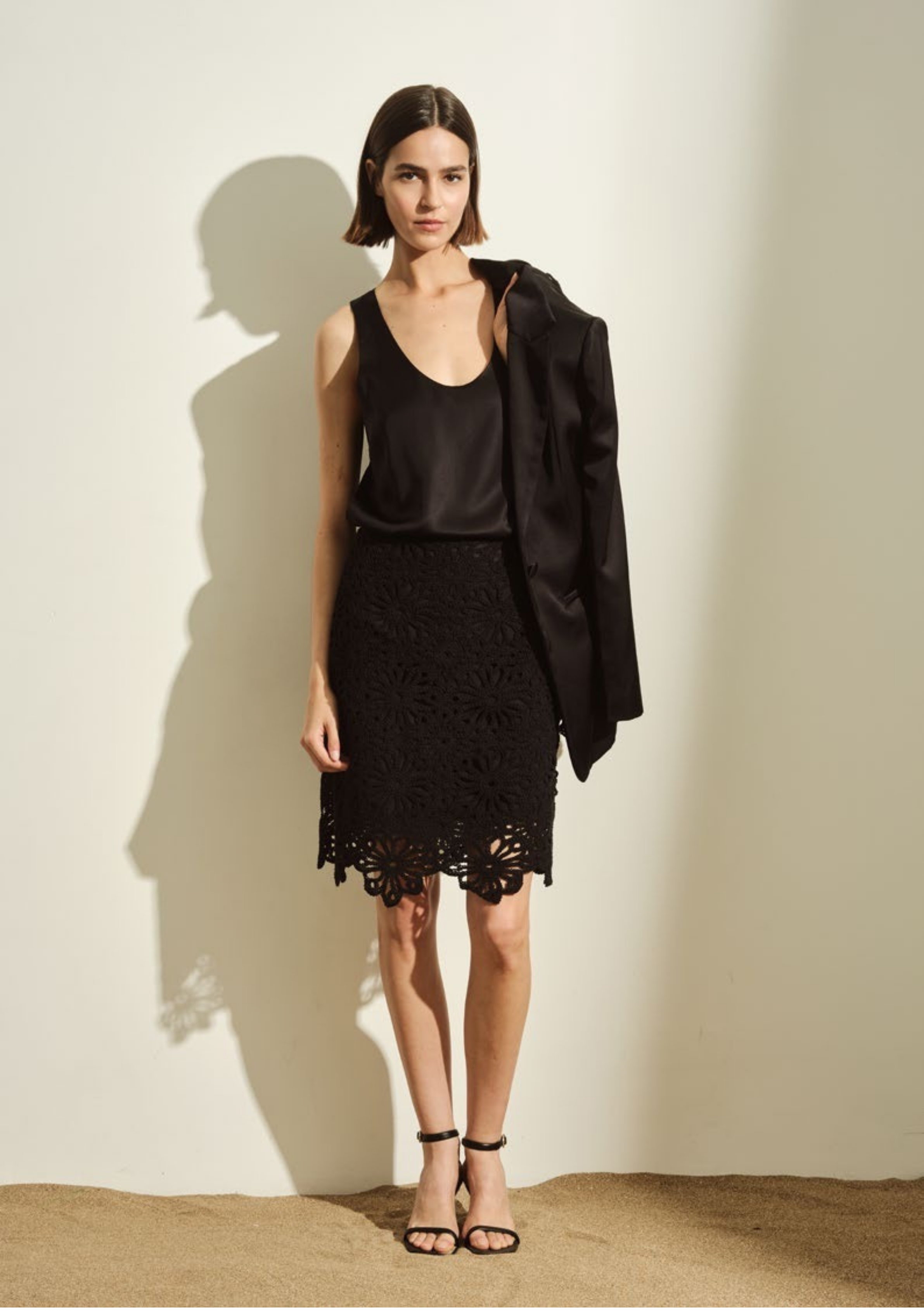 CANOTTA DONNA BASIC NERO JIJIL CN253 NERO JIJIL