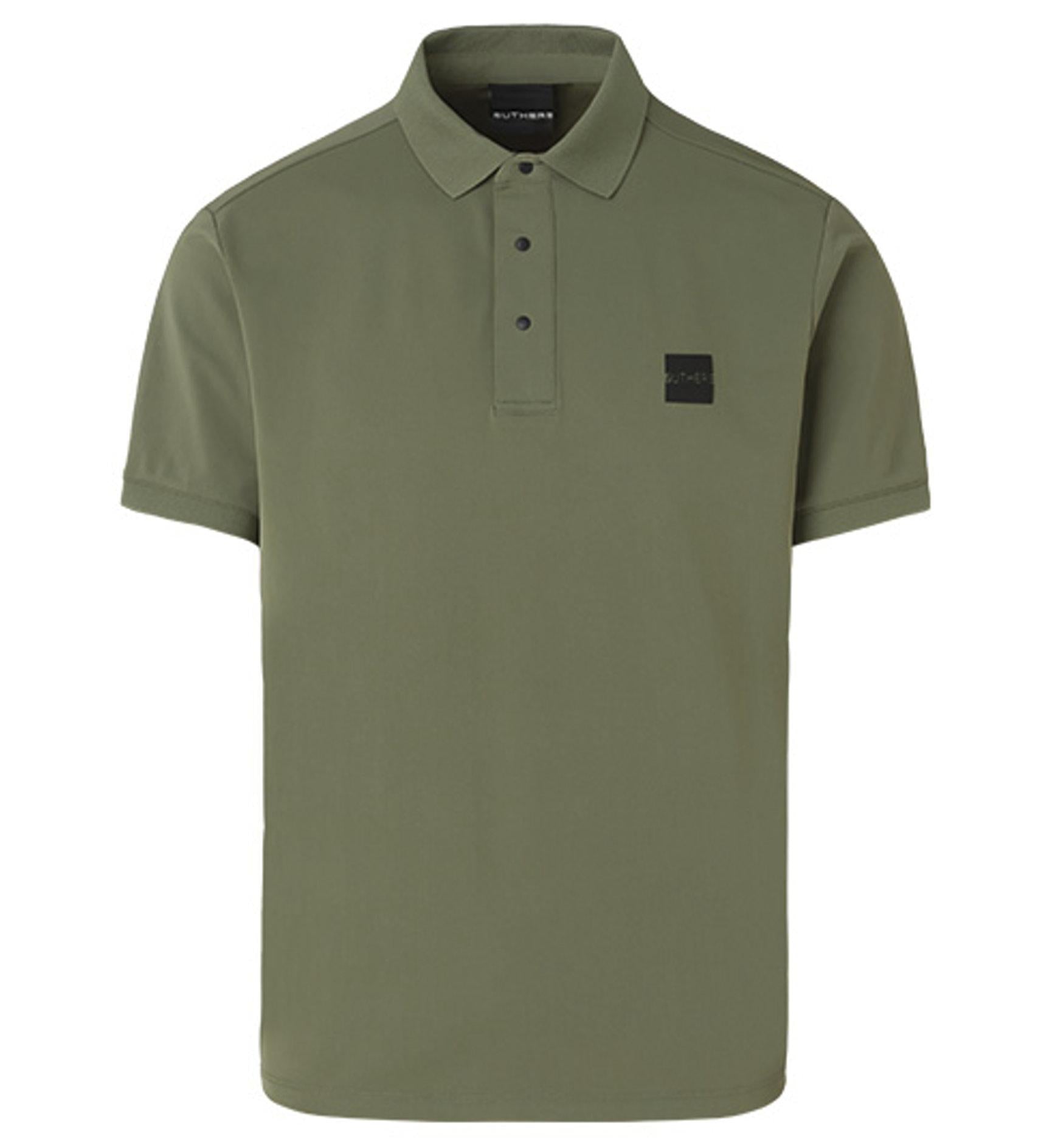 polo UOMO nyx IN TESSUTO TECNICO DI MICRO piquet STRETCH OLIVINE OUTHERE M305B218 OLIVINE OUTHERE