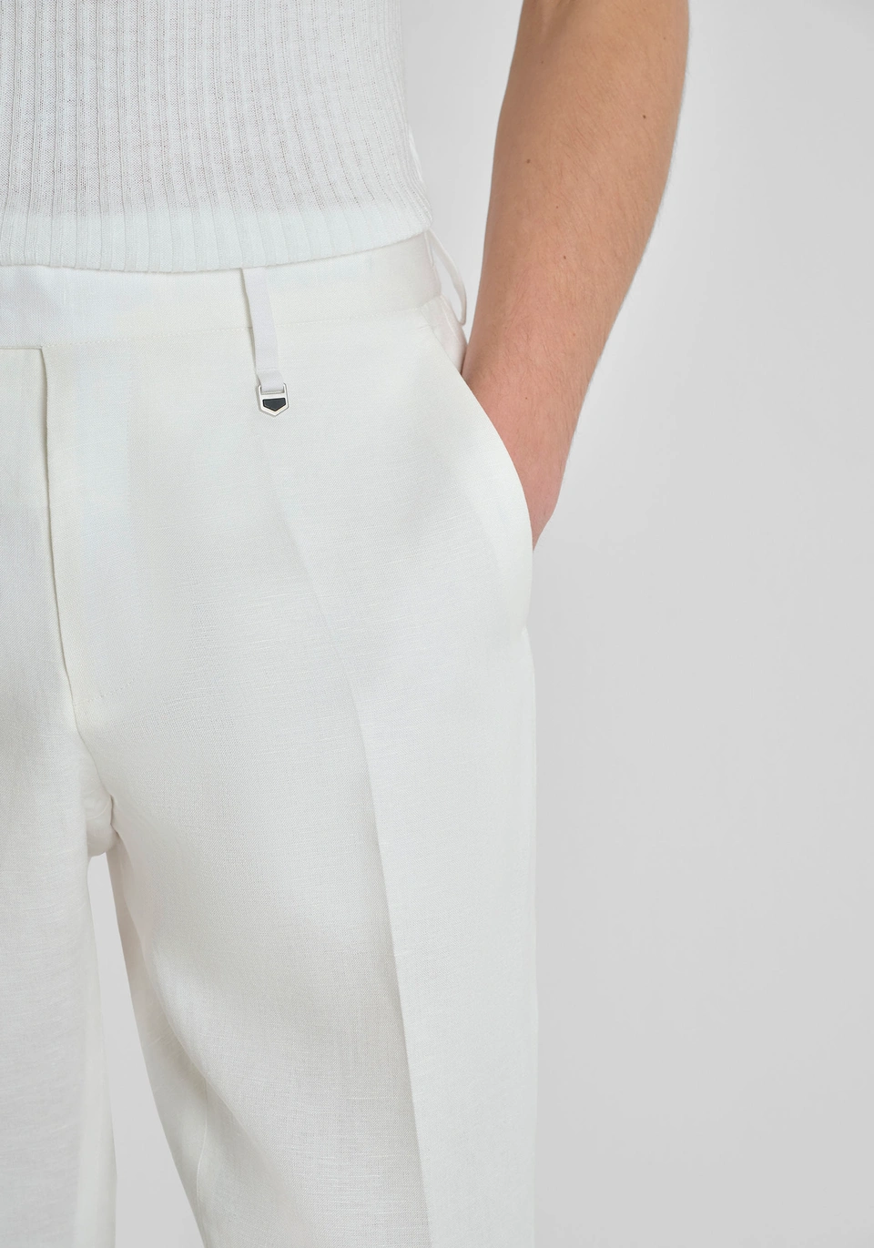 PANTALONE UOMO JULIAN IN LINO CREMA ANTONY MORATO MMTS00073 FA900135 CREMA ANTONY MORATO